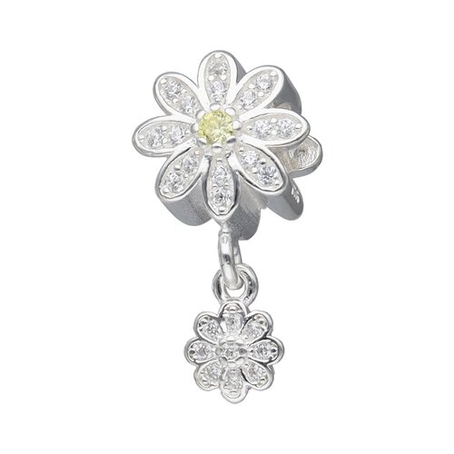 Colgante Charm Flor Margarita Circones