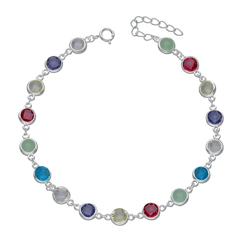 Pulsera Cristales Hecho con Swarovski® Multicolor