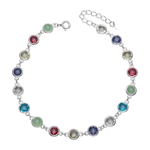 Pulsera Cristales Hecho con Swarovski® Multicolor