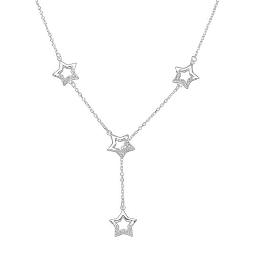 Collar Corbatero Ajustable Estrellas Circones