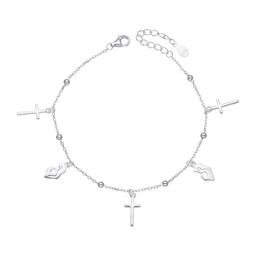 Pulsera Cruces Virgen