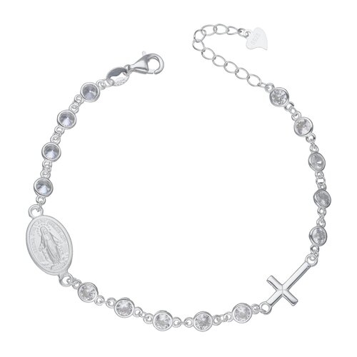 Pulsera Virgen de los Rayos Milagrosa Cruz Circones