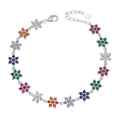 Pulsera Flores Circones Multicolor