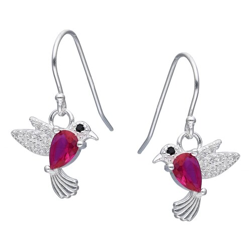 Aro Colibrí Circón Rubí
