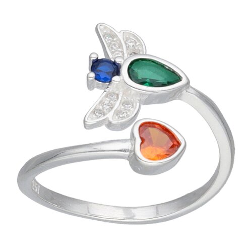 Anillo Ajustable Libélula Circones Multicolor