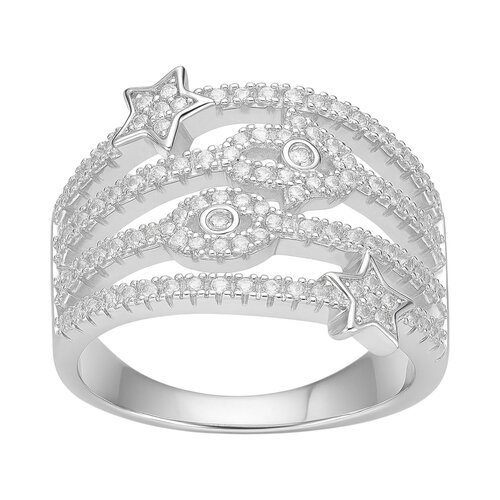 Anillo Estrellas Ojo Turco Mano de Fátima Circones