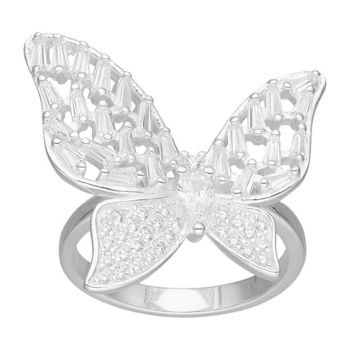 Anillo Mariposa Circones Baguette