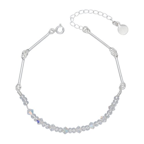 Pulsera Palito Cristales Hecho con Swarovski® Tornasol