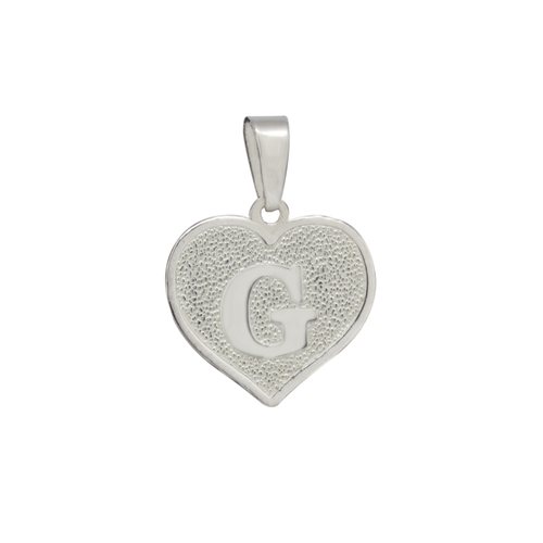 Colgante Corazón Letra G