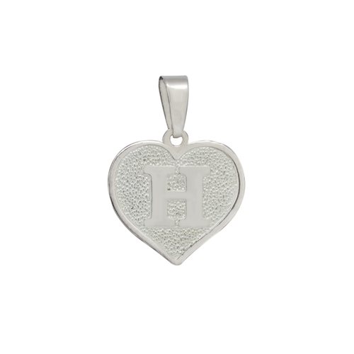 Colgante Corazón Letra H