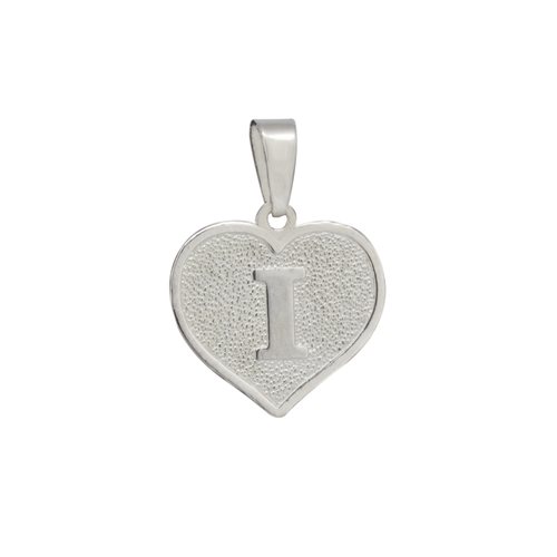 Colgante Corazón Letra I