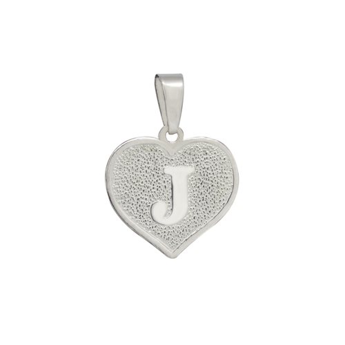 Colgante Corazón Letra J