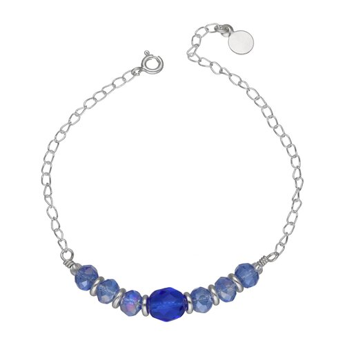 Pulsera Cristales Hecho con Swarovski® Azul