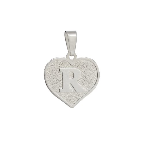 Colgante Corazón Letra R