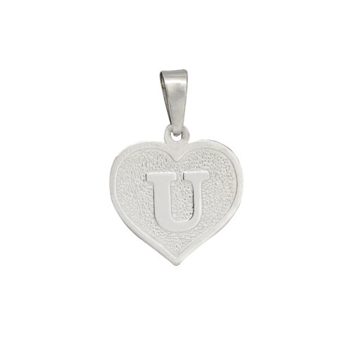 Colgante Corazón Letra U