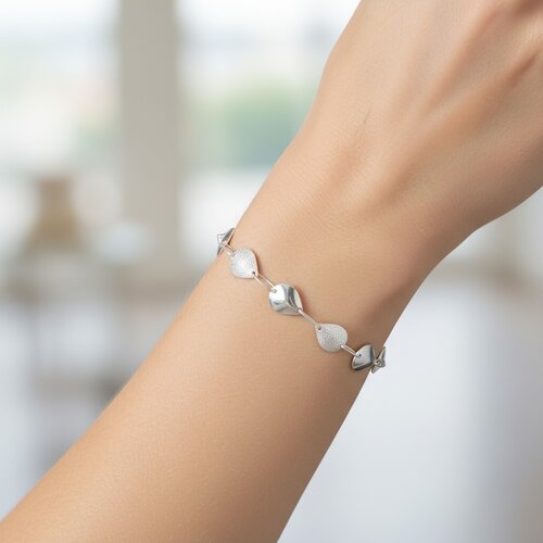 Pulsera Gotas Lisa Martillada