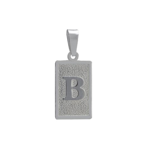 Colgante Placa Letra B