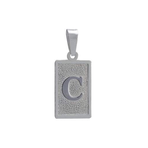 Colgante Placa Letra C