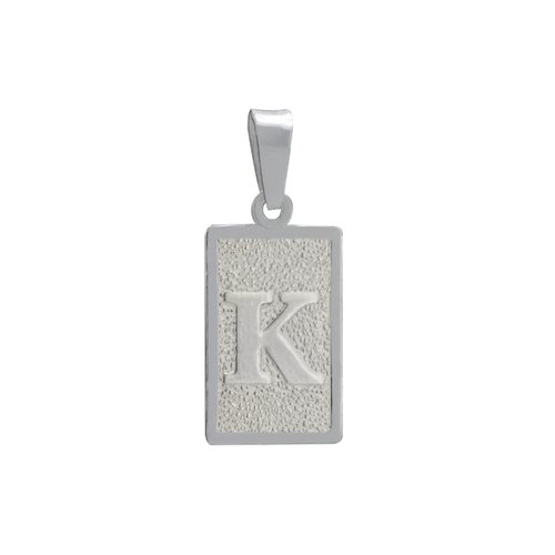 Colgante Placa Letra K