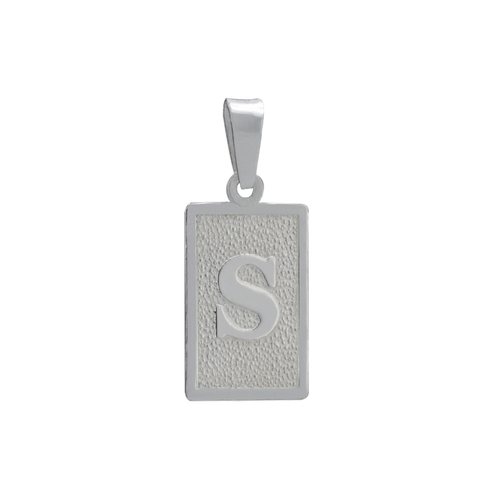 Colgante Placa Letra S
