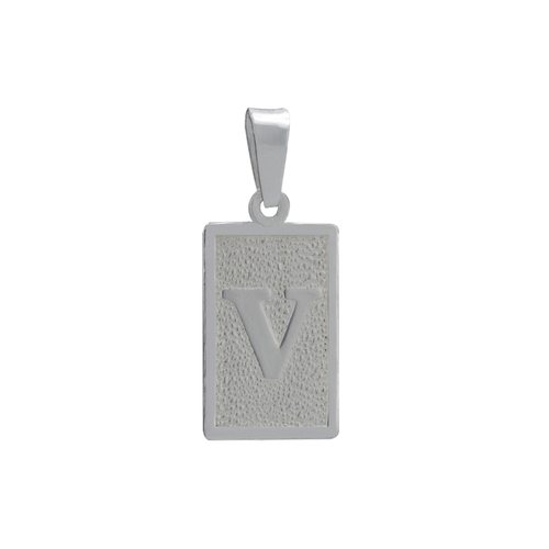 Colgante Placa Letra V