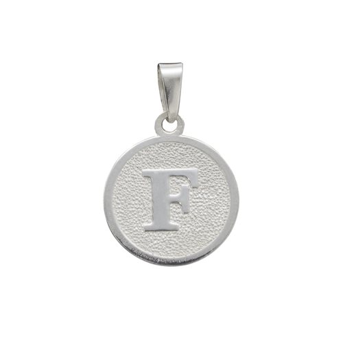 Colgante Circular Letra F