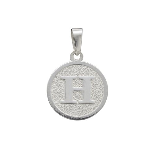 Colgante Circular Letra H