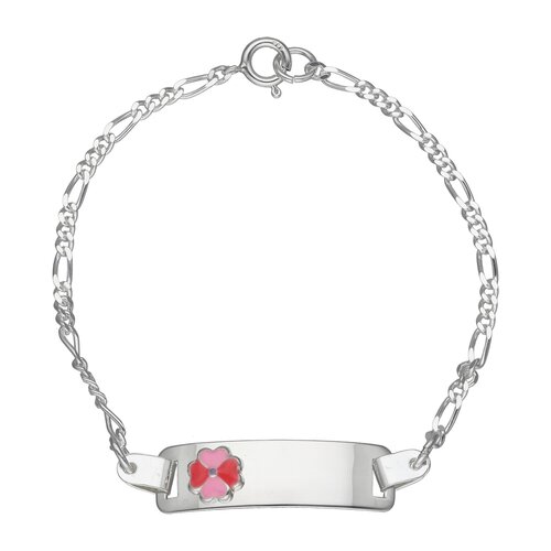 Pulsera Piocha Trébol Esmaltado 15 cm