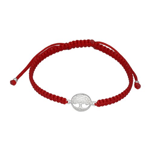 Pulsera Hilo Rojo Ajustable Árbol de la vida