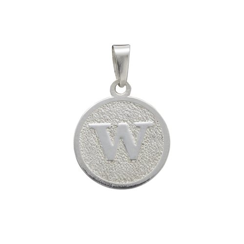 Colgante Circular Letra W