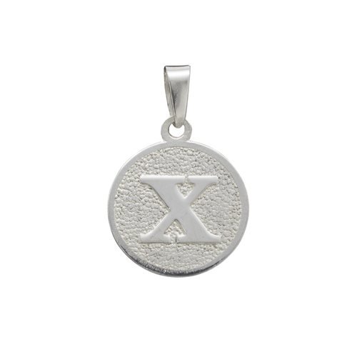 Colgante Circular Letra X