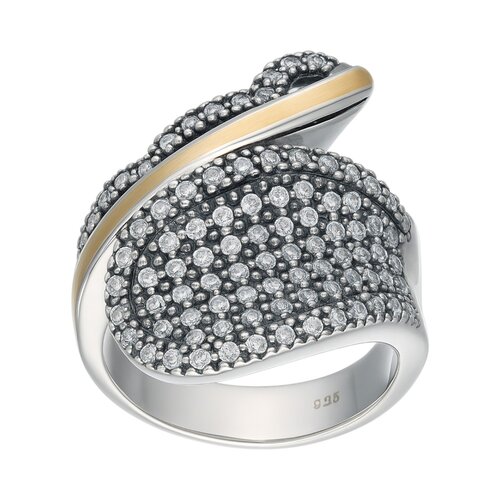 Anillo Cruzado Gota Circones y Oro