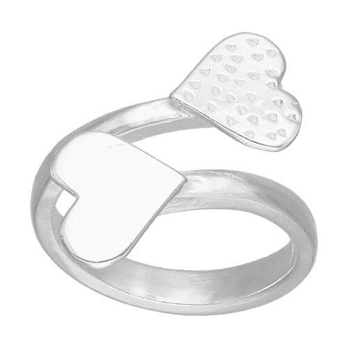 Anillo Ajustable Corazones Liso Facetado