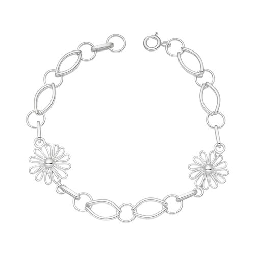 Pulsera Flores Óvalos