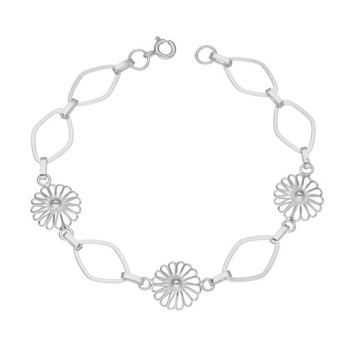 Pulsera Flores Margarita Rombos