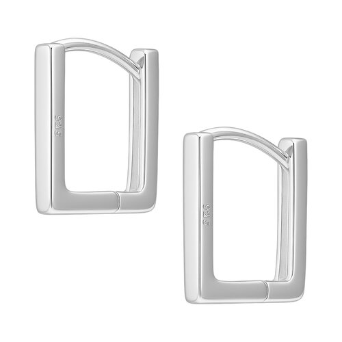 Argolla Huggie Rectangular 11x14 mm