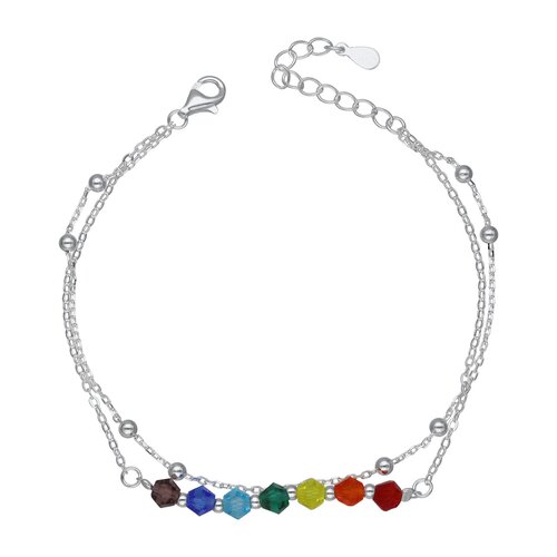 Pulsera 7 Chakras Hecho con Cristal Swarovski®