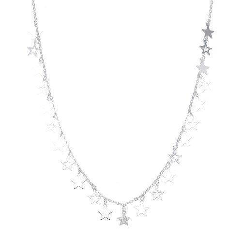 Collar Ajustable Estrellas Circones