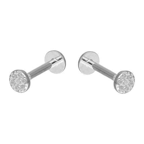 Piercing Flat Círculo Circones 4 mm