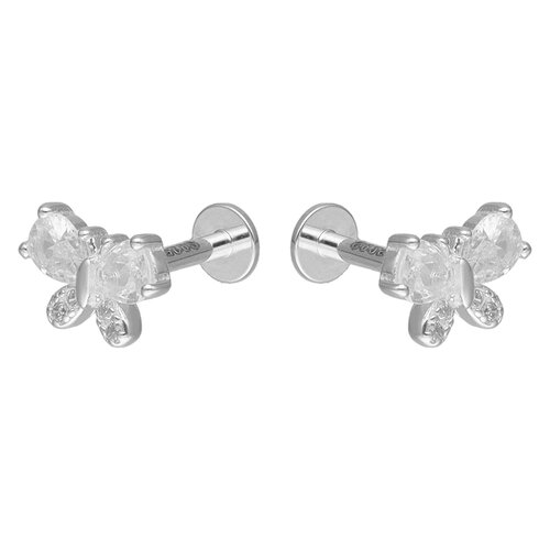 Piercing Flat Mariposa Circones