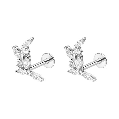 Piercing Flat Espiga Circones