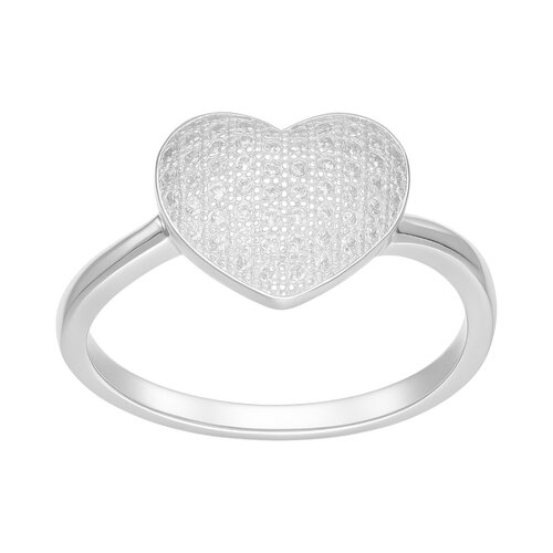 Anillo Corazón Circones Pavé