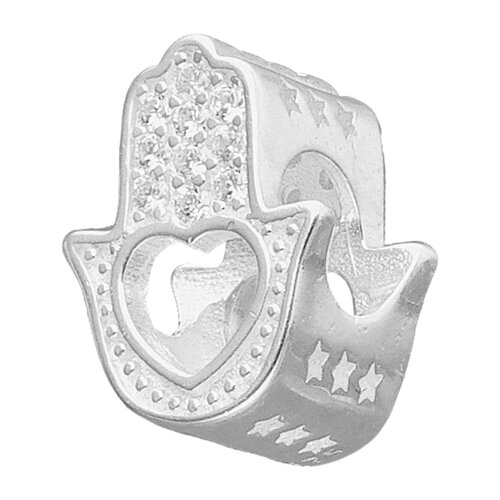 Colgante Charm Corazón Mano de Fátima Circones