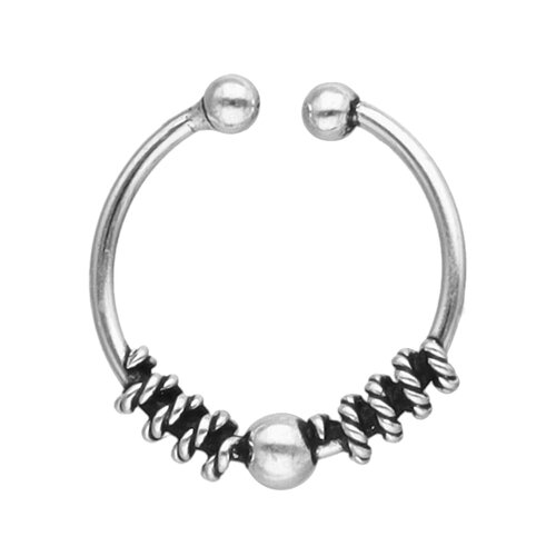 Piercing Argolla Bali Septum Valor Por Unidad 10 mm