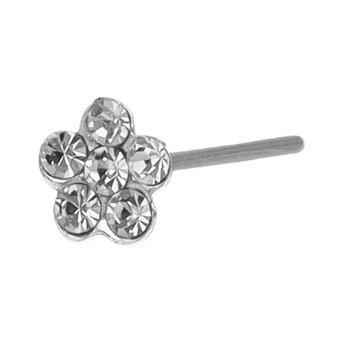 Piercing Flor Circones 4 mm Valor Por Unidad