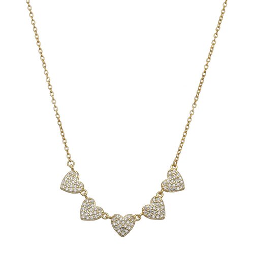 Collar Corazones Circones