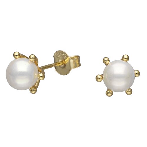 Aro Pistilo con Perla 6 mm