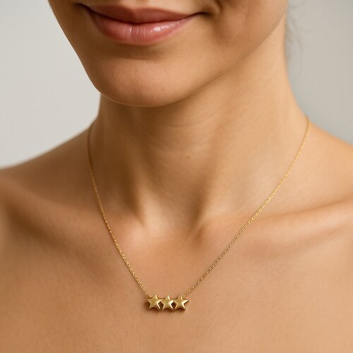 Collar Rolo Estrellas Infladas