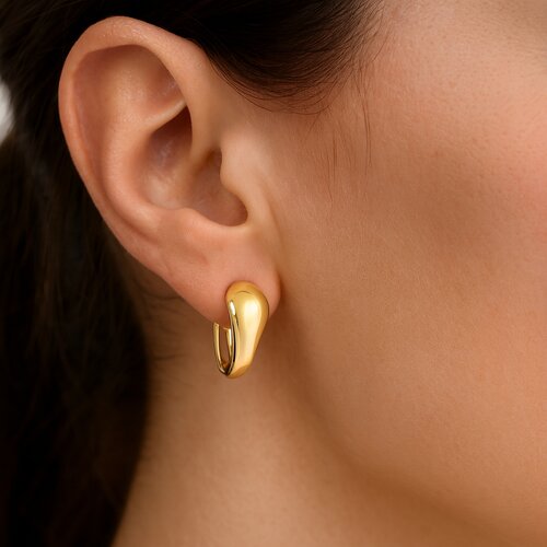 Argolla Huggie Serpiente 12 mm