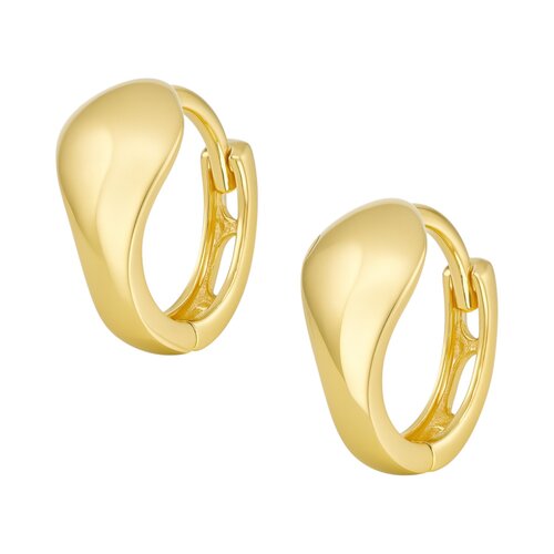 Argolla Huggie Serpiente 12 mm